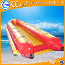 2016 new style colorful customized inflatable flying banana boat for sale